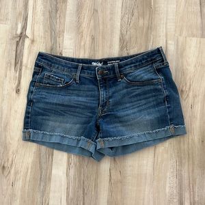 Size 8 Mossimo Mid Rise Denim Shorts